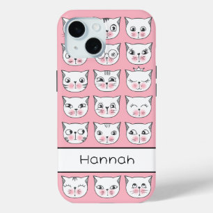 Coque Pour iPhone 15 Adorables chatons
