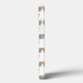 Coques Case-Mate iPhone Adorables chatons fantaisistes orange et gris (Verso / Gauche)