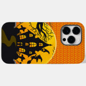 Coques Case-Mate iPhone Adorables Halloween Haunted House Dots (Verso (horizontal))