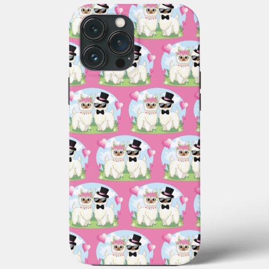 Coques Case-Mate iPhone Adorables Llama Love Cute Llama (Verso)