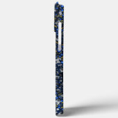 Coques Case-Mate iPhone Adorables Noël [3D] Style scandinave Bleu (Verso / Gauche)