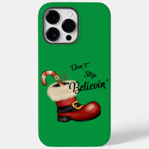 Coque Pour Pour iPhone 14 Pro Max Adorables Noël n'arrêtez pas de croire'