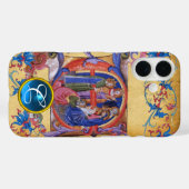 COQUES Case-Mate iPhone ADORATION DU MONOGRAMME DE PARCHEMENT MAGI NOËL (Verso (horizontal))