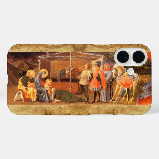 COQUES Case-Mate iPhone ADORATION DU PARCHEMENT DE LA NATIVITÉ MAGI (Verso (horizontal))