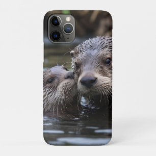 Case-Mate iPhone Case **"Adrift in Love : Mummy and Baby Otter"**