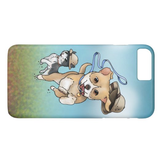 Coques Case-Mate iPhone Adventure Pup et Kitty (Dos (Horizontal))