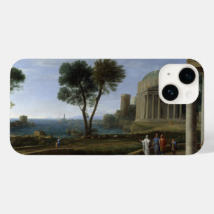 Coque Pour iPhone 14 Aeneas à Delos Claude Lorrain Paysage grec