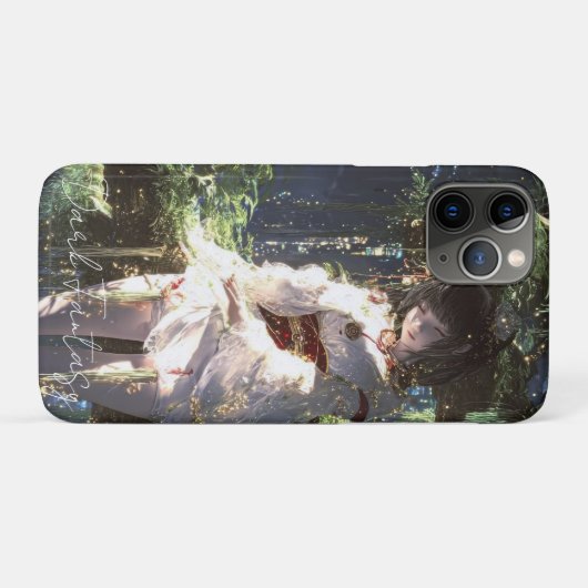 Coques Case-Mate iPhone Aesthetic / Dark Fantasy Girl (Dos (Horizontal))