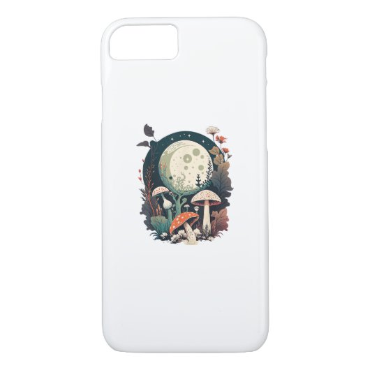 Coques Case-Mate iPhone Aesthetic Goblincore And Cottagecore Mushroom Crea (Dos)