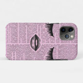 Coques Case-Mate iPhone Aesthetic Pink Face Art Tough iPhone Case (Dos (Horizontal))
