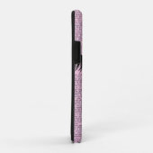 Coques Case-Mate iPhone Aesthetic Pink Face Art Tough iPhone Case (Dos/Droite)