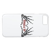 Coques Case-Mate iPhone Af Skeleton Mains Heart Classic (Dos (Horizontal))