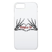 Coques Case-Mate iPhone Af Skeleton Mains Heart Classic (Dos)