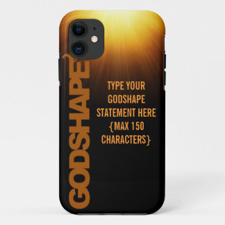 Coque iPhone 11 AFFAIRE 3 de TÉLÉPHONE de déclaration de GodShape
