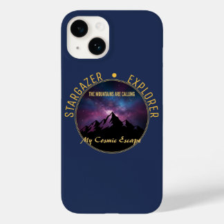 Coque Pour iPhone 14 affaire de l'appel de la montagne cosmique