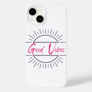 Coque Pour iPhone 14 Affaire de téléphone Good Vibes