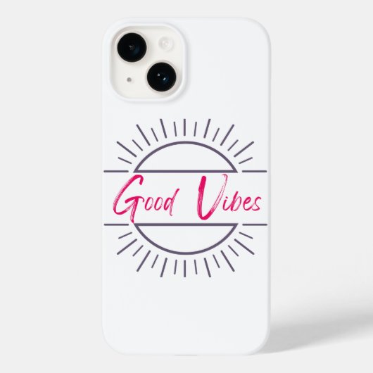 Coques Case-Mate iPhone Affaire de téléphone Good Vibes (Verso)