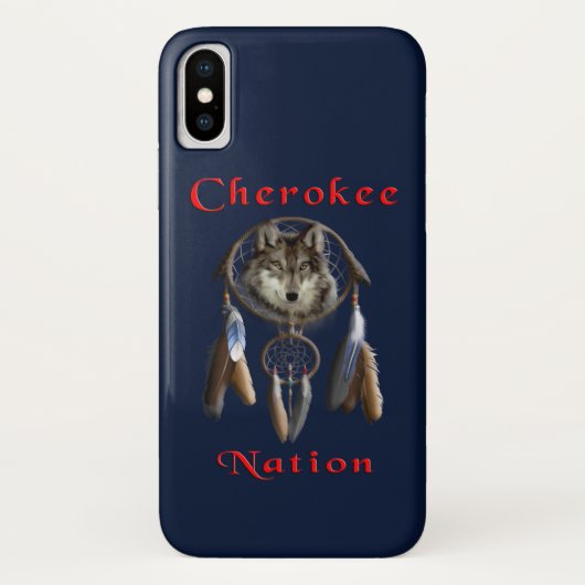 Coques Case-Mate iPhone Affaire téléphonique de la nation Cherokee (Dos)