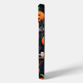 Coques Case-Mate iPhone Affaire téléphonique du Motif Citrouille Halloween (Verso / Gauche)