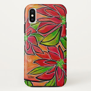 Case-Mate iPhone Case Affaire téléphonique Poinsettia 2018