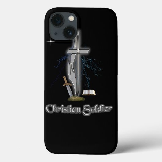 Coques Case-Mate iPhone Affaires de soldat chrétien (Verso)