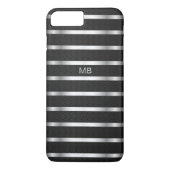 Coques Case-Mate iPhone Affaires du monogramme des hommes (Dos)