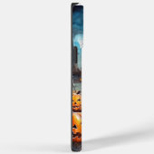 Coques Case-Mate iPhone Affenpinscher Halloween Avec Citrouilles Effrayant (Verso / Droite)