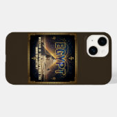 Coques Case-Mate iPhone Affiche de la galaxie des pyramides du Sphinx de l (Verso (horizontal))