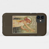 Coques Case-Mate iPhone Affiche de publicité d'absinthe de Robette (Dos (Horizontal))