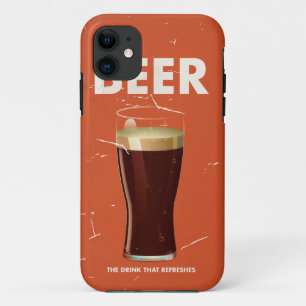 Case-Mate iPhone Case Affiche de publicité pour bière vintage.