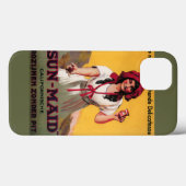 Coques Case-Mate iPhone Affiche de raisin sec de la Californie de (Verso (horizontal))