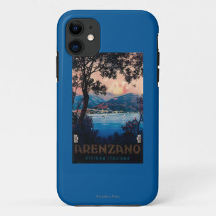 Coques Pour iPhone Affiche de voyage de la Riviera d'Italien