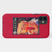 Coques Case-Mate iPhone Affiche de voyage de temple de Muttra Krishna (Dos (Horizontal))