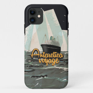 Coques Pour iPhone Affiche de voyage vintage Antarctique