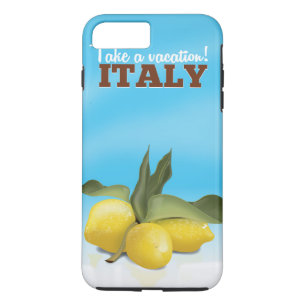 Coques Pour iPhone Affiche de voyage vintage Italie