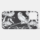 Coques Case-Mate iPhone Affiche décorative Fleurs Oiseau Nouveau (Verso (horizontal))