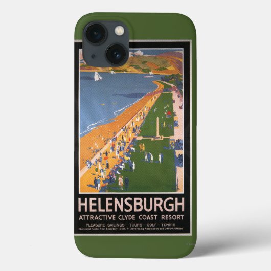 Coques Case-Mate iPhone Affiche des foules le long de Clyde Coast Beach Ra (Verso)