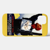 Coques Case-Mate iPhone Affiche olympique de publicité de 1936 jeux (Verso (horizontal))
