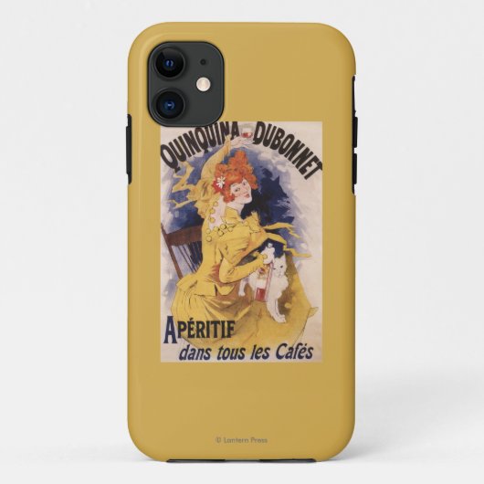 Coques Case-Mate iPhone Affiche promotionnelle d'apéritif de Quinquina (Dos)