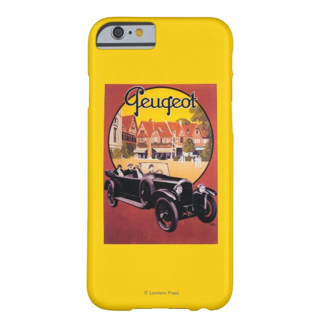 Coques Case-Mate iPhone Affiche promotionnelle d'automobile de Peugeot (Dos)