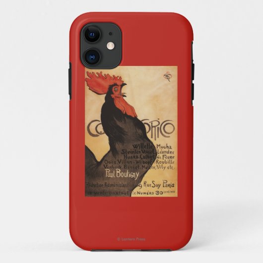 Coques Case-Mate iPhone Affiche promotionnelle de coq périodique de (Dos)