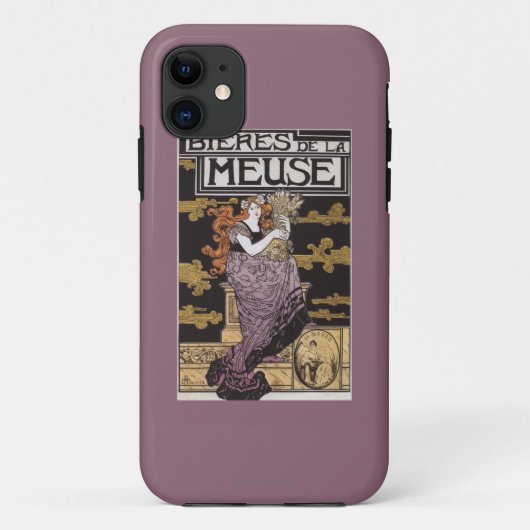 Coques Case-Mate iPhone Affiche promotionnelle de la Meuse de La de Bieres (Dos)