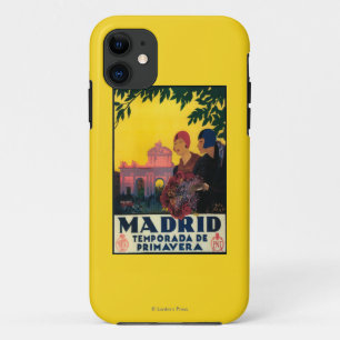 Coque Case-Mate Pour iPhone Affiche promotionnelle de Madrid au printemps
