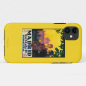 Coques Case-Mate iPhone Affiche promotionnelle de Madrid au printemps (Dos (Horizontal))