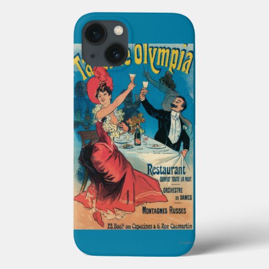 Coques Case-Mate iPhone Affiche promotionnelle d'Olympia de Taverne (Verso)