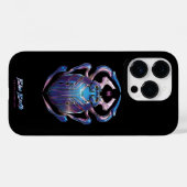 Coques Case-Mate iPhone Affiche théâtrale Blue Beetle Scarab (Verso (horizontal))