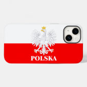 Coques Case-Mate iPhone Afficher vos couleurs - Polska (Verso (horizontal))