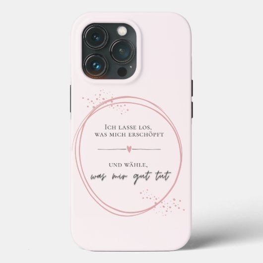 Coques Case-Mate iPhone Affirmation douce de lâcher-prise (Verso)