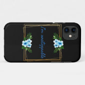 Coques Case-Mate iPhone affirmations de vibrations positives pour la réuss (Dos (Horizontal))