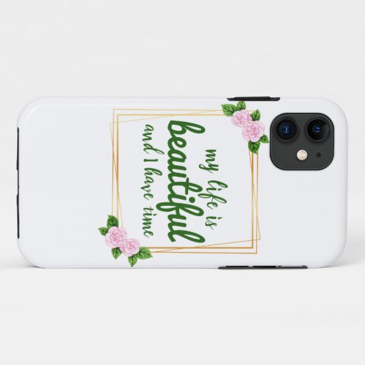 Coques Case-Mate iPhone affirmations positives pour l'acceptation du trava (Dos (Horizontal))
